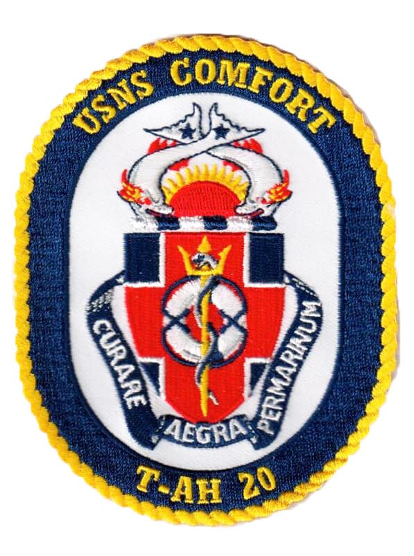 USNS COMFORT T-AH 20 Patch – Sew On