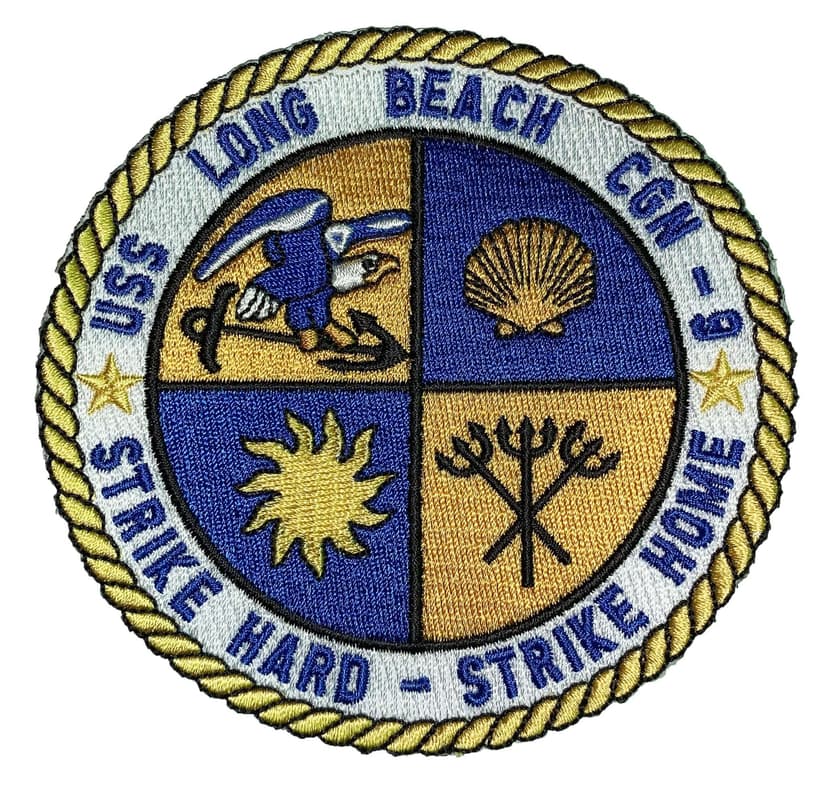 USS LONG BEACH CGN-9 Patch – Sew On