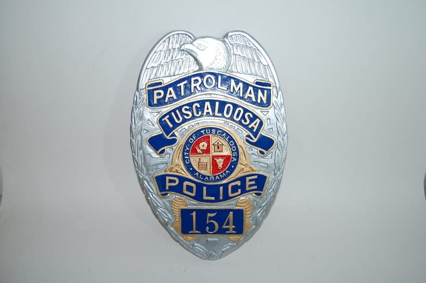 Tuscaloosa Police Dept Patrolman Badge
