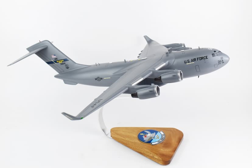 183d Airlift Squadron Mississippi ANG C-17 Model