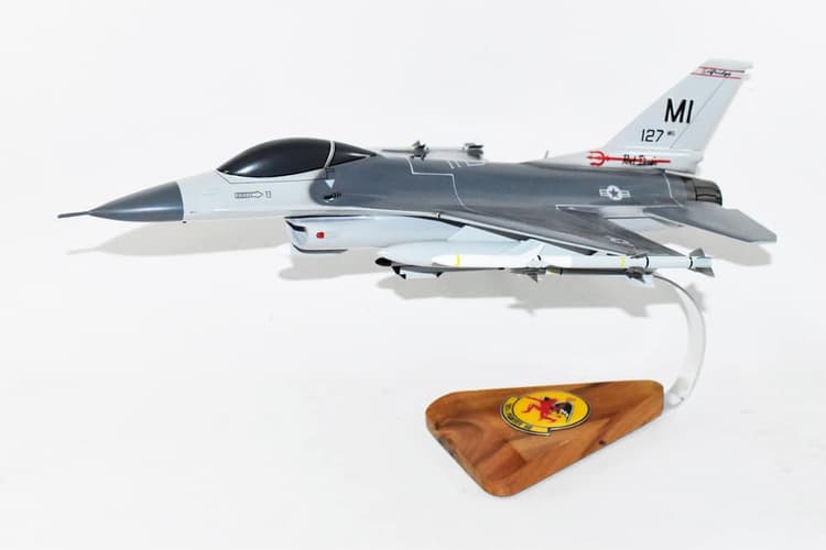 107th Fighter Squadron F-16 Fighting Falcon Model