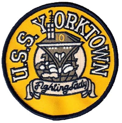 USS Yorktown (CV-10) Patch - Sew On