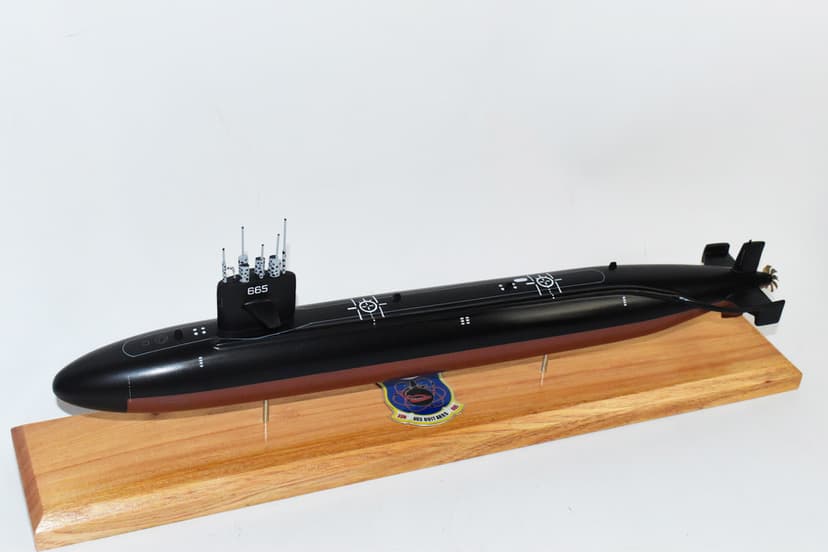 USS Guitarro SSN-665 Submarine Model