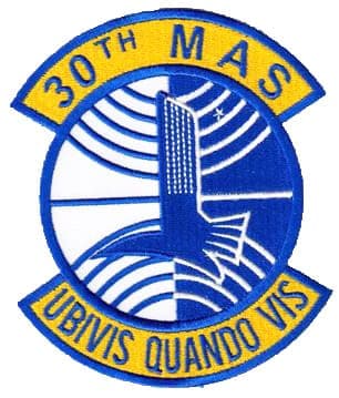 30th MAS UBIVIS QUANDO VIS Patch – Sew On