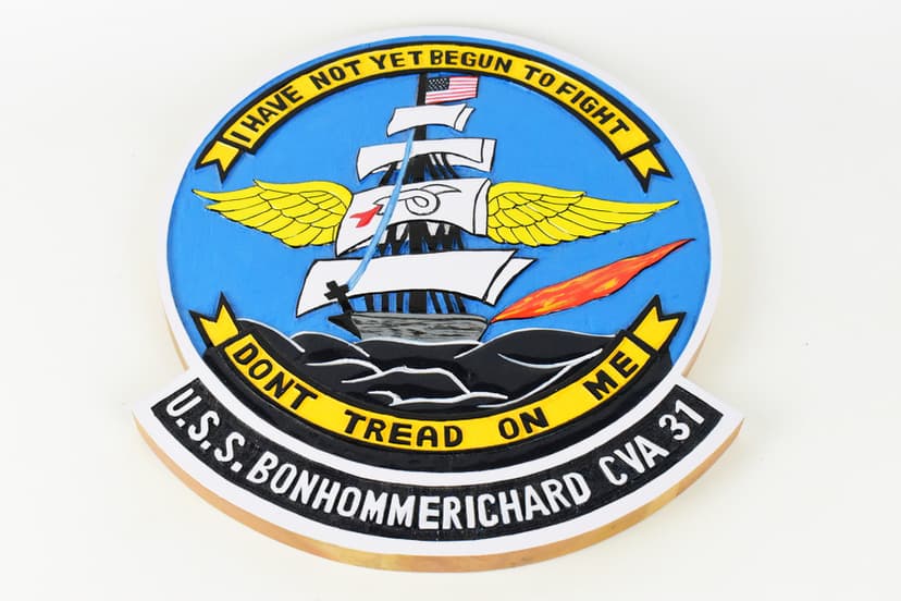 USS Bon Homme Richard CVA-31 Plaque