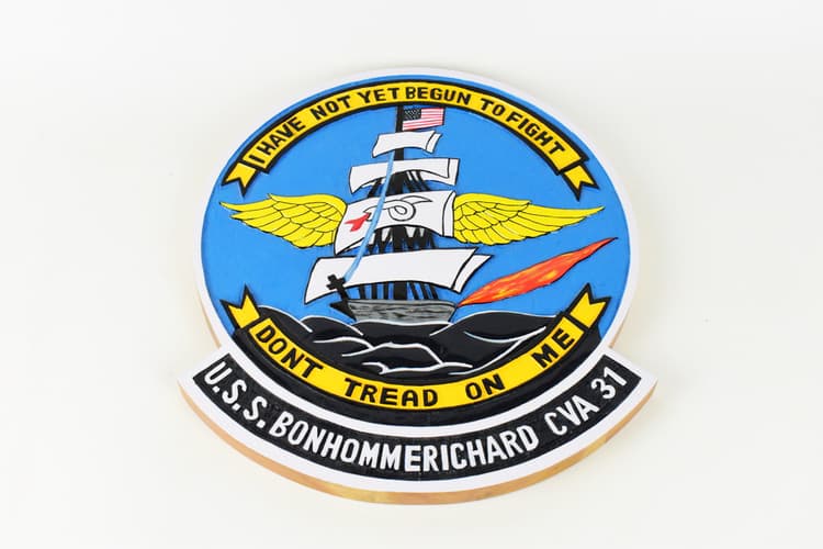 USS Bon Homme Richard CVA-31 Plaque