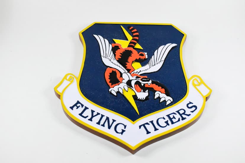 23rd Fighter Group Flying Tigers Plaque