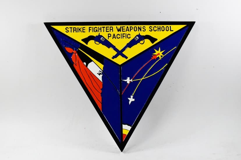 Strike Fighter Weapons School Plaque