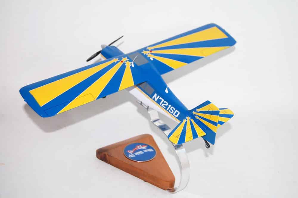Super Decathlon N721SD (Blue and Yellow) Model