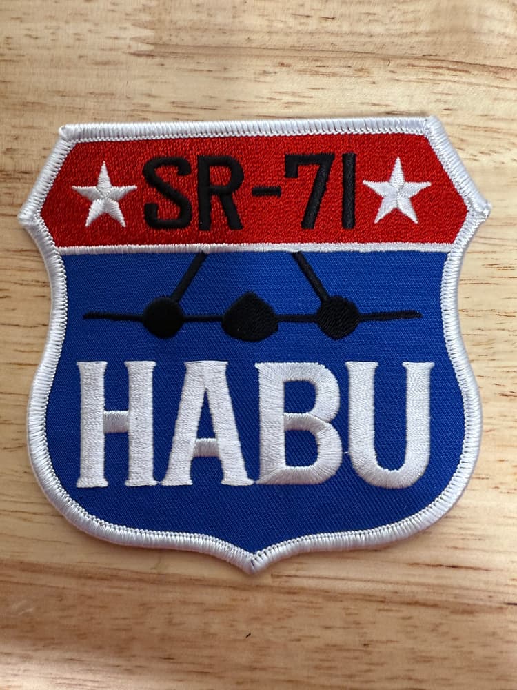 Skunk Works® SR-71 Blackbird®, HABU Patch – Sew On, Officially Licensed