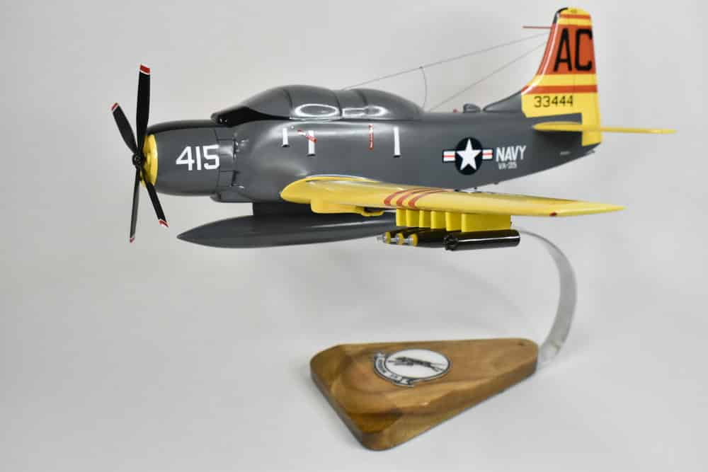 VA-35 Black Panthers A-1H Skyraider Model