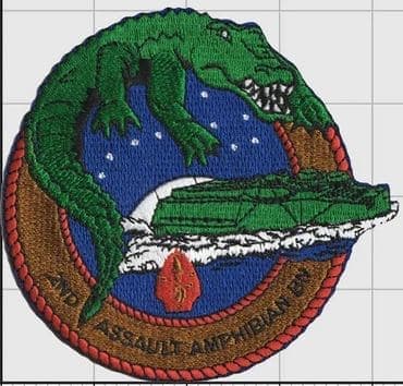 2nd Assault Amphibian Bn Patch – Sew On