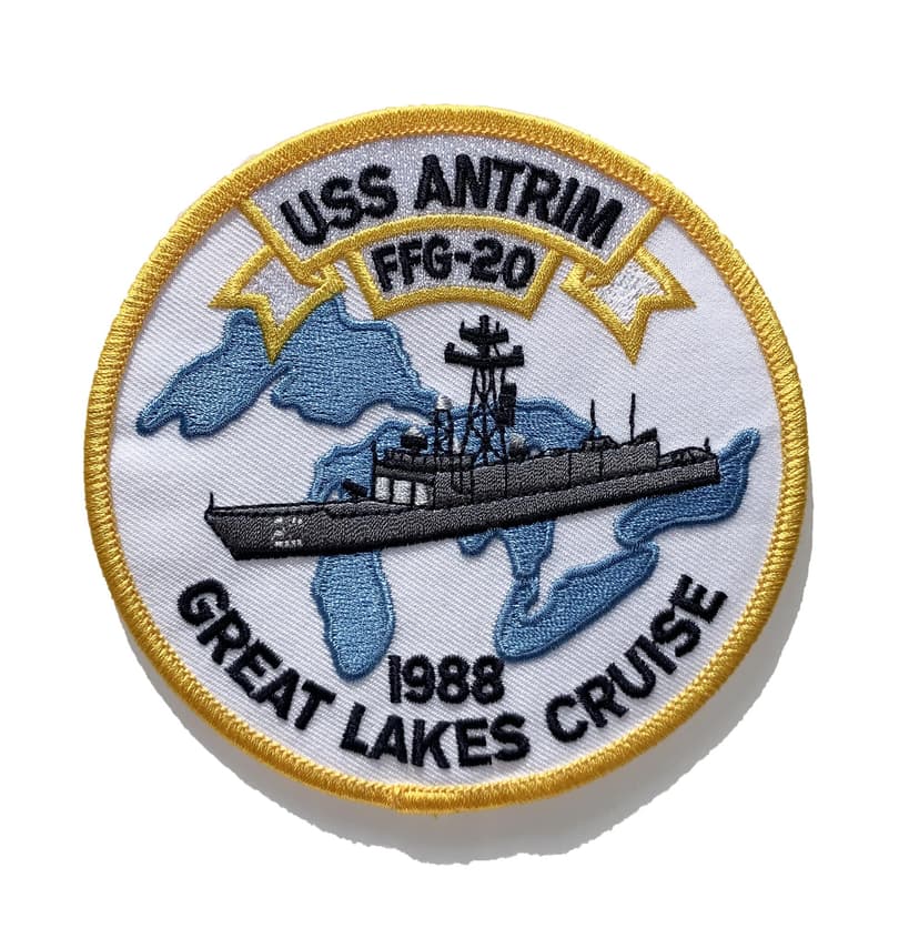 USS ANTRIM FFG-20 Patch – Sew On