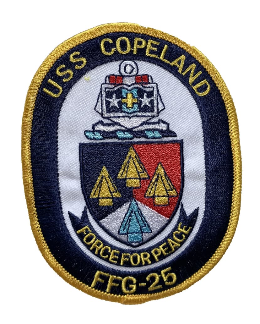 USS COPELAND FFG-25 Patch