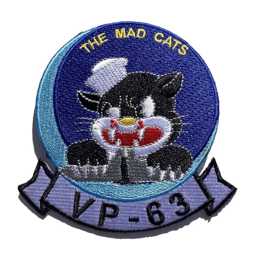 VP-63 Mad Cats Squadron Patch – Sew On