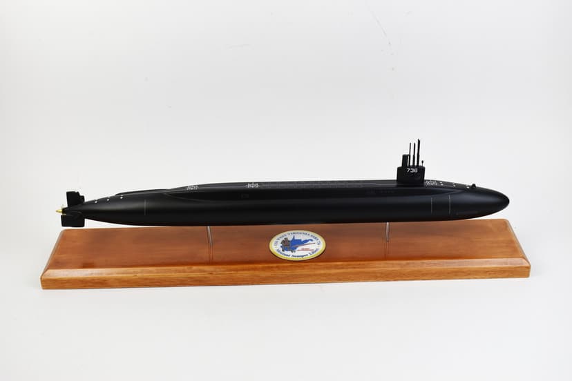 USS West Virginia SSBN-736 Submarine Model (Black Hull)