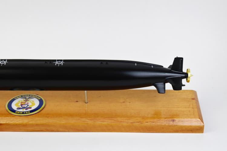 USS Columbus SSN-762 (Black Hull) Submarine Model