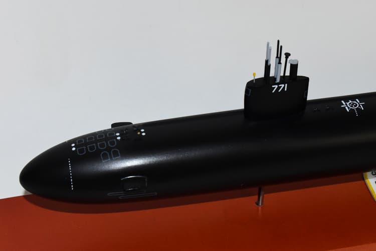 USS Columbia SSN-771 (Black Hull) Submarine Model