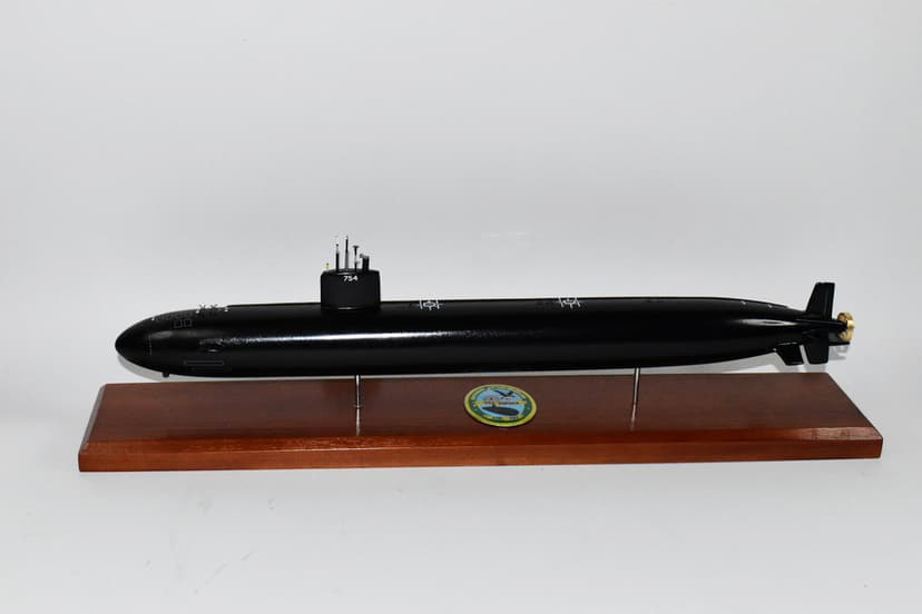 USS Topeka SSN-754 (Black Hull) Submarine Model