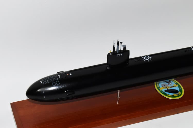 USS Topeka SSN-754 (Black Hull) Submarine Model