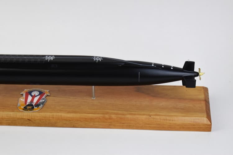 SSGN-726 USS Ohio Submarine Model (Black Hull)