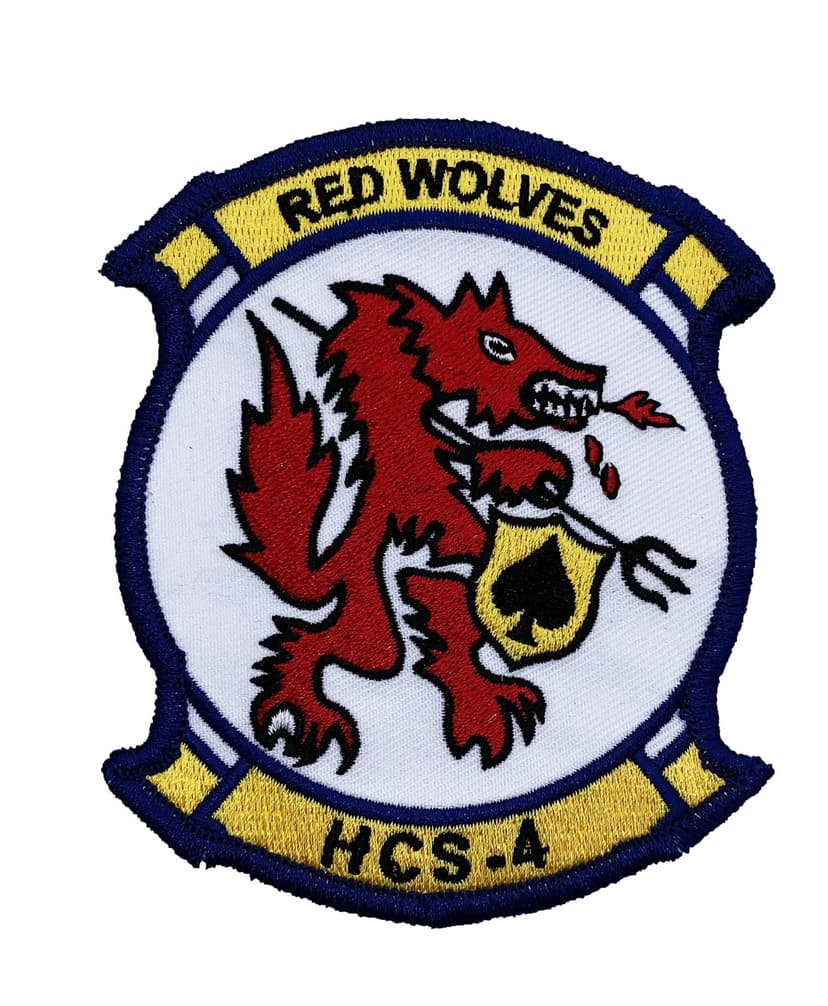 HCS-4 Red Wolves Squadron Patch – Sew On