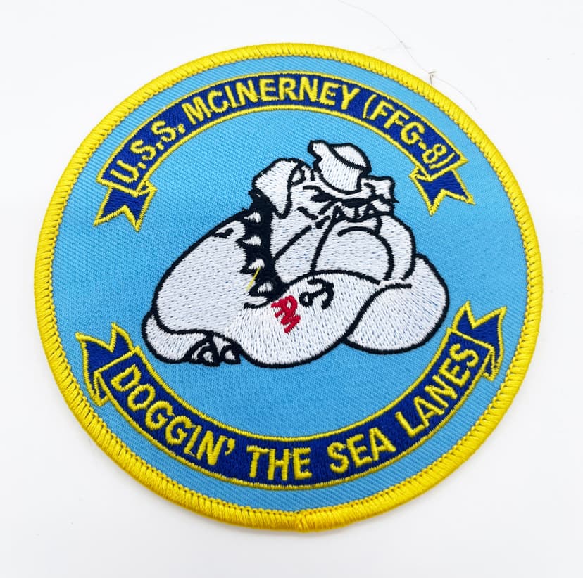 The USS McInerney (FFG-8) was the legendary lead "Short-Hull" of the Oliver Hazard Perry-class guided-missile frigates.