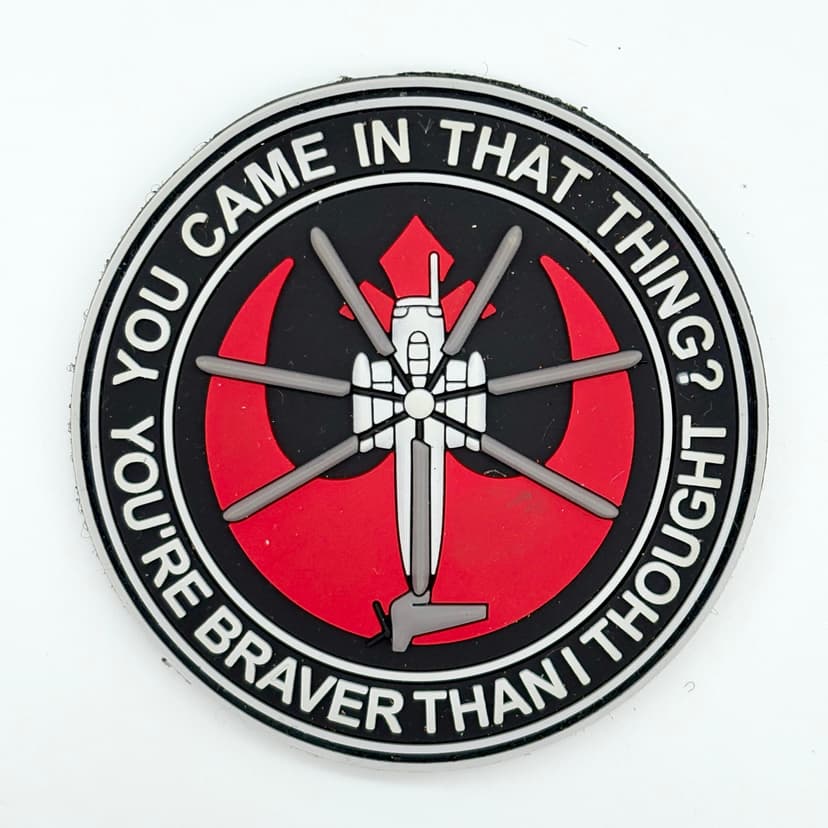 CH-53E “You Came in That Thing…” PVC Patch – Hook and Loop