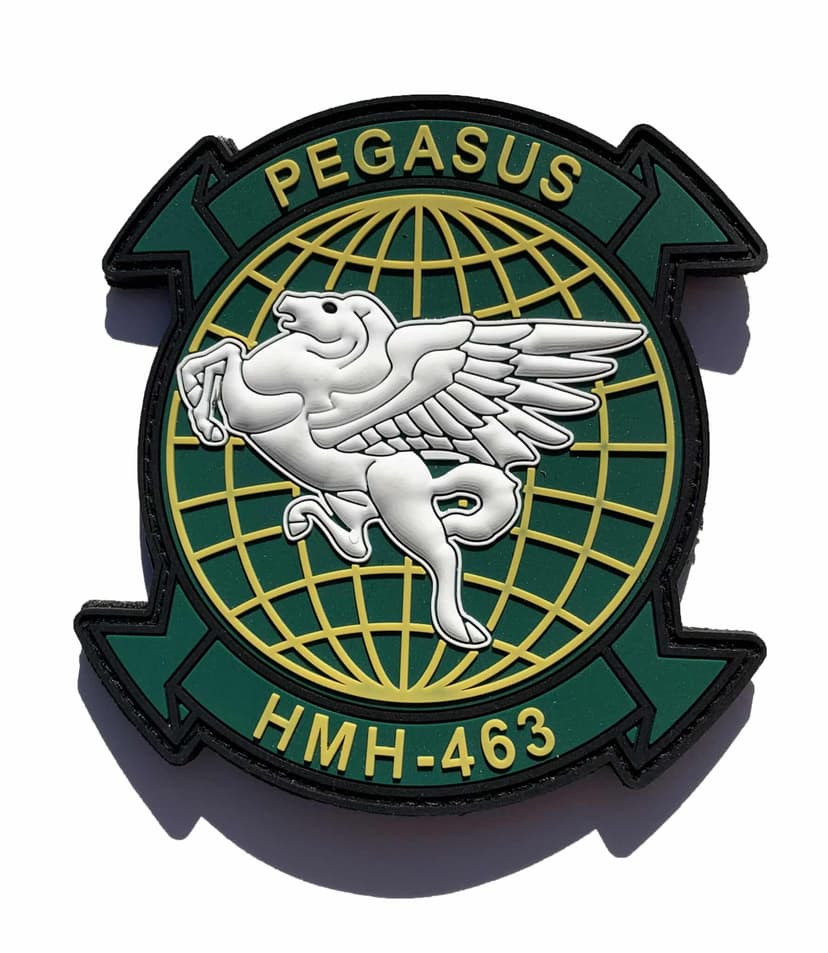 HMH-463 Pegasus PVC Patch –Hook and Loop
