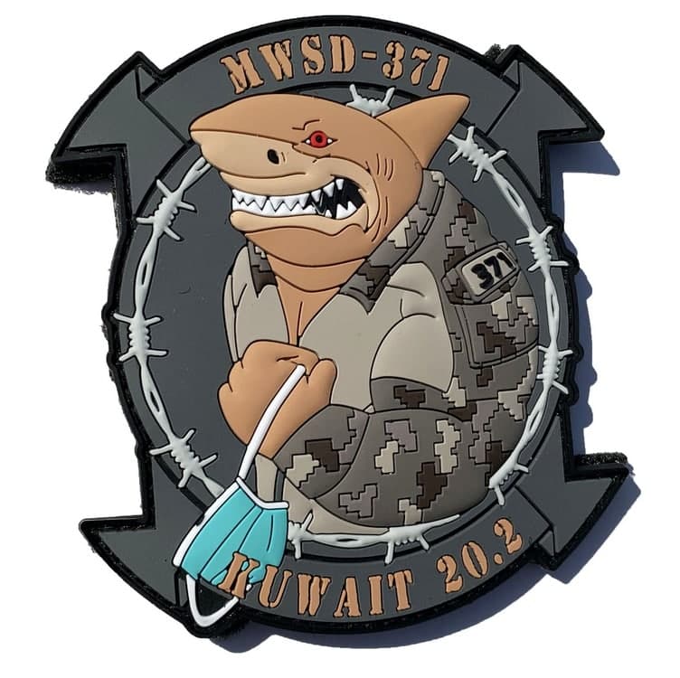 MWSS-371 Sand Sharks PVC patch