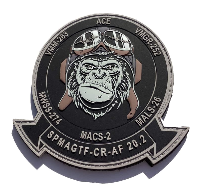 VMM-263 SPMAGTF 20.1 Ready Ape Squadron Patch – Hook and Loop