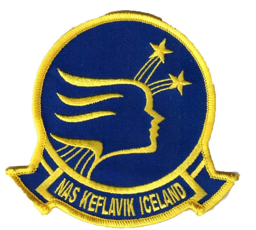 NAS KEFLAVIK ICELAND Patch – Plastic Backing