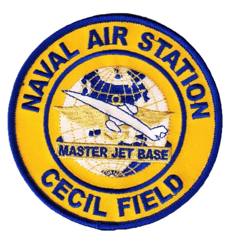NAVAL AIR STATION CECIL FIELD Patch – Plastic Backing