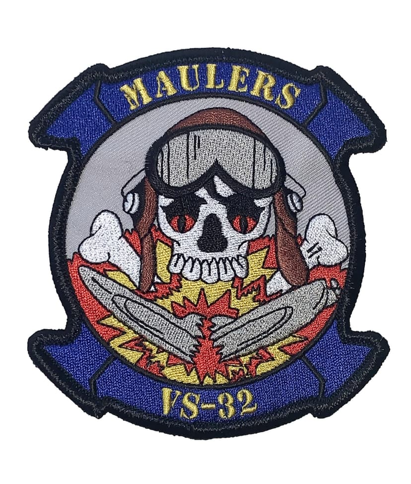 VS-32 Maulers Squadron Patch – Plastic Backing