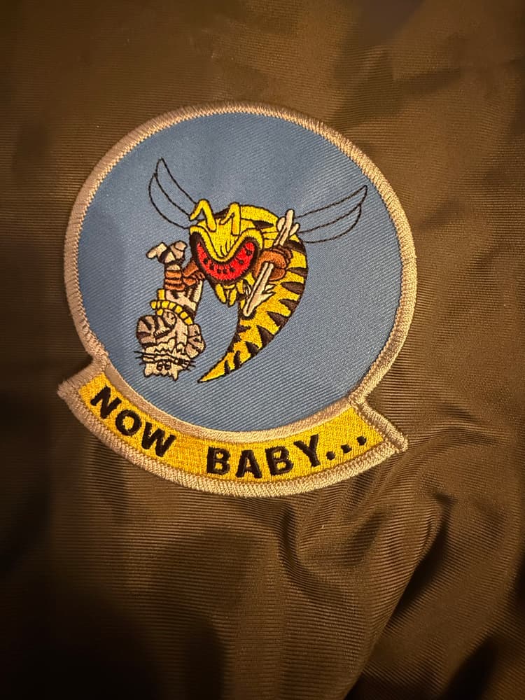 Now Baby… Hornet and Tomcat Patch – Plastic Backing