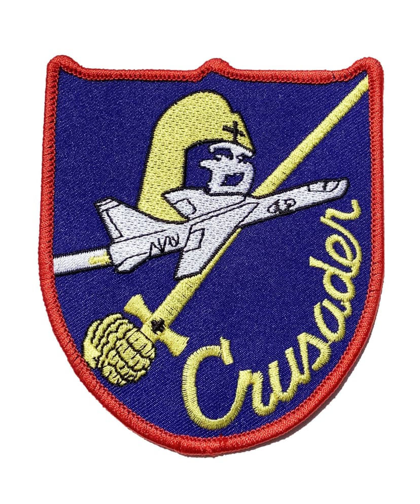 F-8 Crusader Patch – Plastic Backing