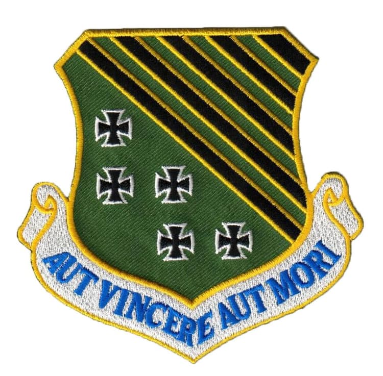AUTVINCERE AUT MORI 1st Fighter Wing Patch – Plastic Backing