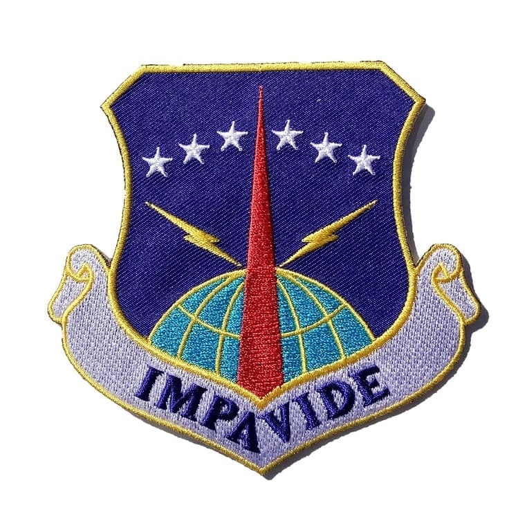 90TH MISSILE WING IMPAVIDE Patch – Plastic Backing