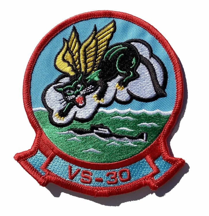 VS-30 Diamond Cutters Squadron Patch – Plastic Backing