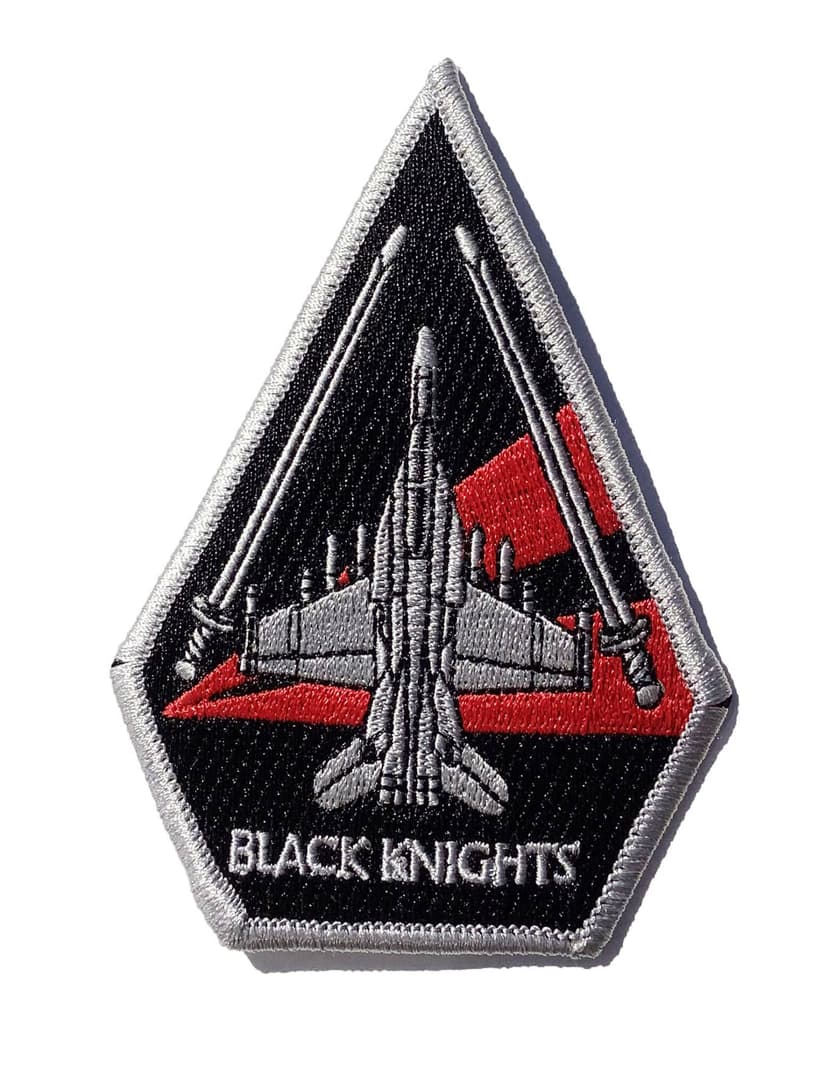 VFA-154 Black Knights Shoulder and Chest patches Triangle - Sew On