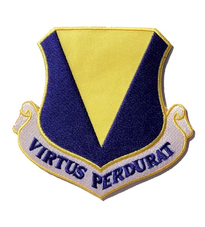 86th Airlift Wing "Virtus Perdurat" Patch – Plastic Backing