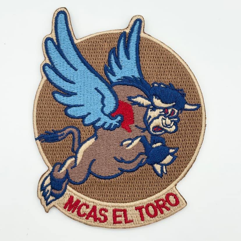 MCAS El Toro Original Design Patch – Embroidered, Iron-On