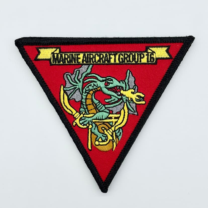 MAG-16 Patch – Embroidered Insignia, Hook and Loop