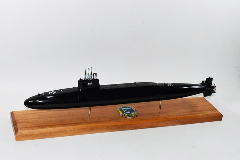 USS George Washington Carver SSBN-656 Submarine Model (Black Hull)