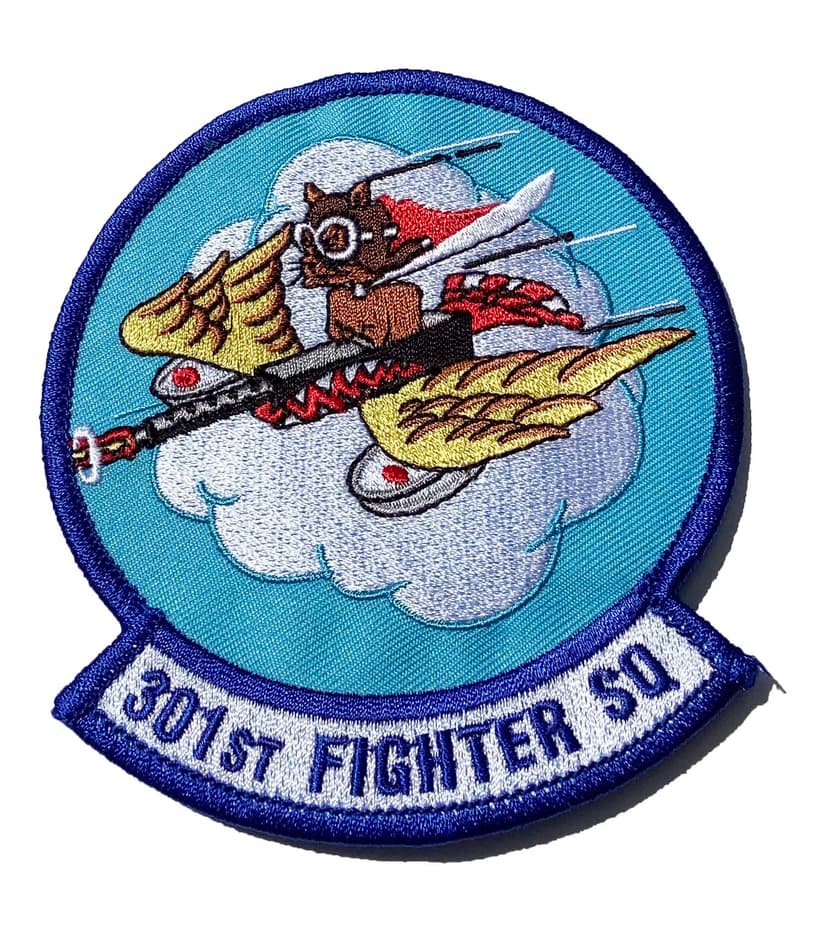 301ST FIGHTER SQ Patch - Sew On