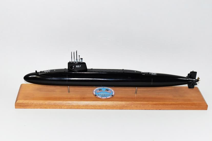 USS Francis Scott Key SSBN-657 Submarine Model (Black Hull)