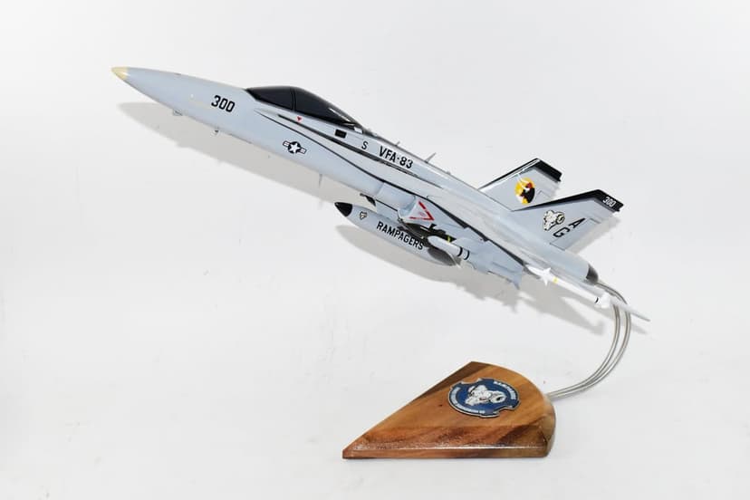 VFA-83 Rampagers USS Eisenhower 2012 F/A-18C Model