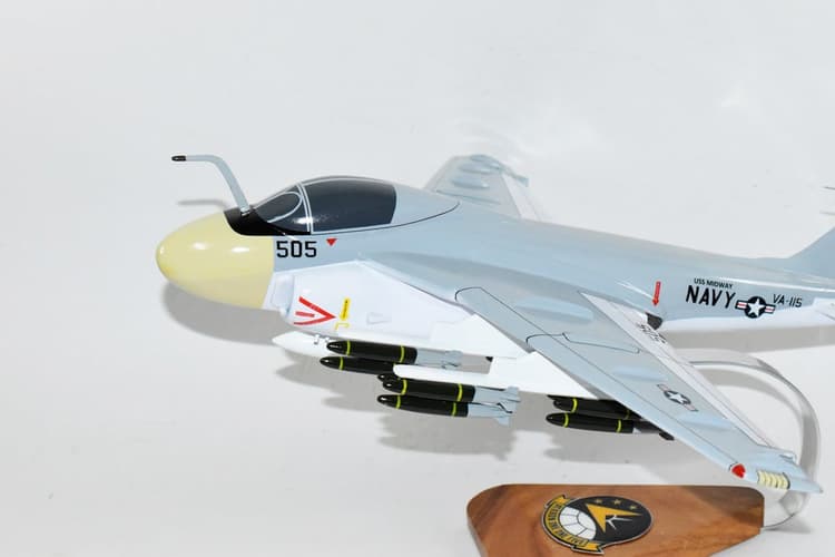 VA-115 Arabs USS Midway 1972 A-6A Model