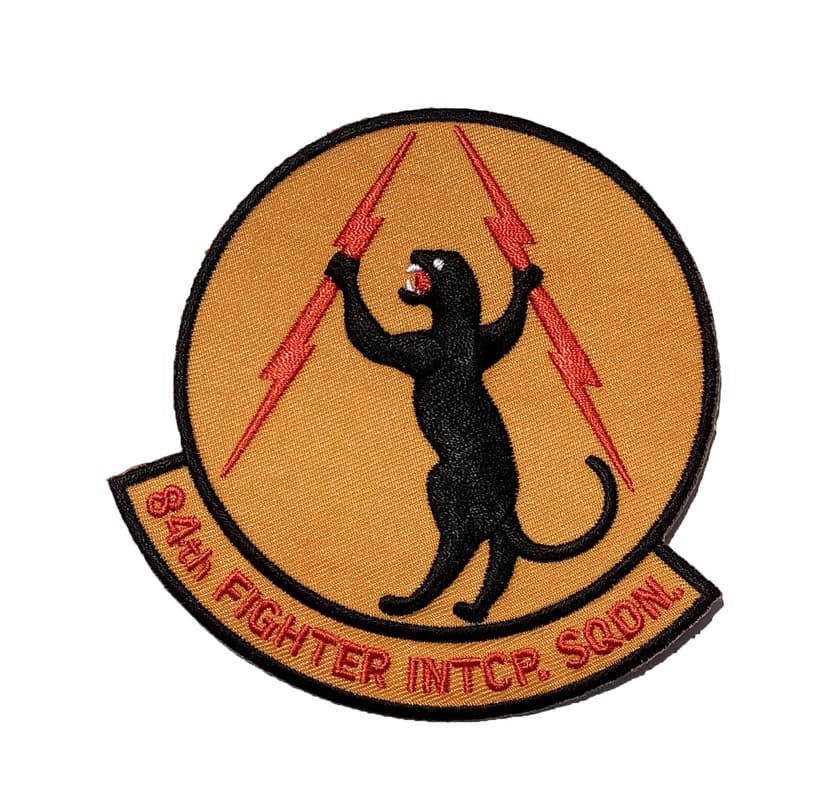 84th Fighter Interceptor Squadron Patch – Plastic Backing