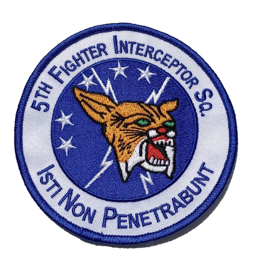 5th Fighter Interceptor Squadron Patch – Plastic Backing